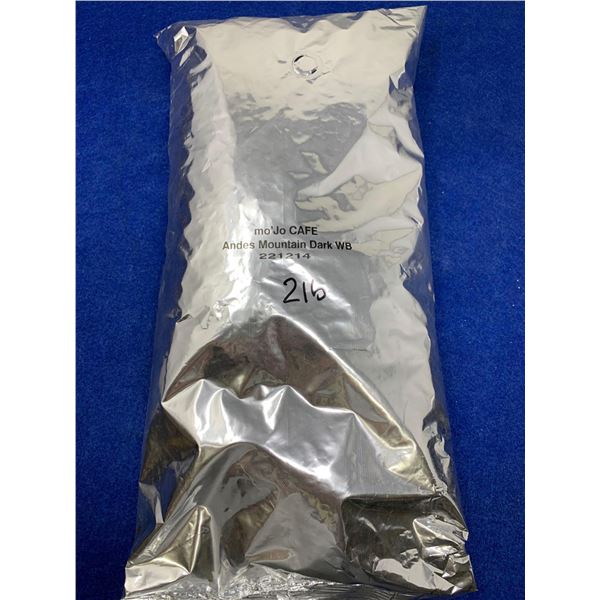 Mo'Jo Cafe Andes Mountain Dark Whole Bean Coffee (2lbs)