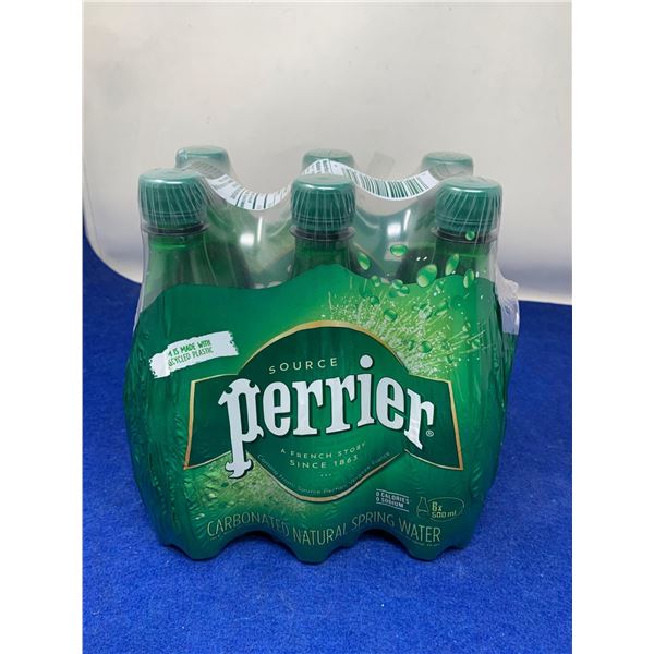 Perrier Carbonated Natural Spring Water (6 x 500ml)