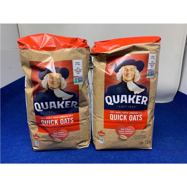 Quaker Quick Oats (2 x 2.25kg)