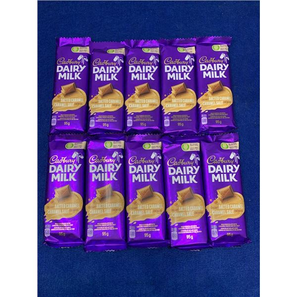 Cadbury's Dairy Milk Creamy Salted Caramel Candy Bars (95g x 10)