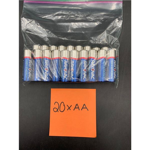 Rayovac High Energy AA Batteries (20ct)