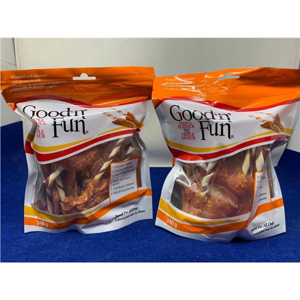 Good n' Fun Rolled Dog Treats (2 x 340g)