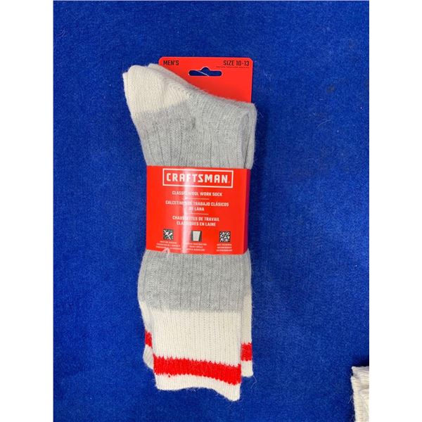 Craftsman Classic Wool Work Socks (siz 10-13)
