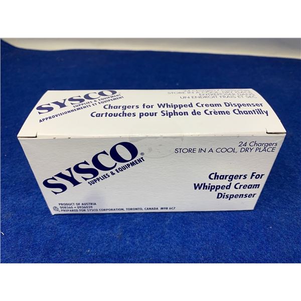 Sysco Chargers for Whipped Cream Dispenser (24 chargers)