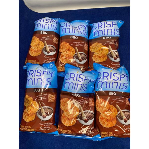 Crispy Minis BBQ Brown Rice Chips (6 x 100g)