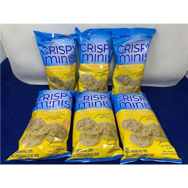 Crispy Minis Butter Popcorn Brown Rice Chips (6 x 100g)