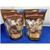 Image 1 : DreamBone Peanut Butter Flavour Dog Treats (2 x 256g)