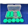 Image 2 : Set of 100 Green Poker Chips with Storage Case