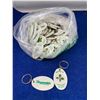 Image 1 : Lot of 96 Fitzgeralds Casino/Hotel Luck 4 Leaf Clover Keychains