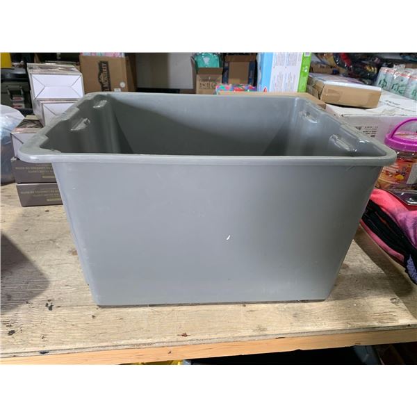 ULINE - Stack and Nest Container -GRAY - 16 x 14 x 11"