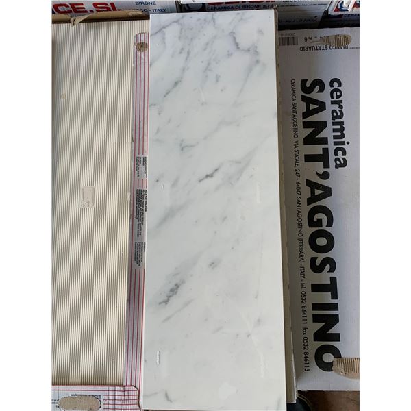 Ceramica Sant'Agostino White Body Tiles 6ct (10" x 30")