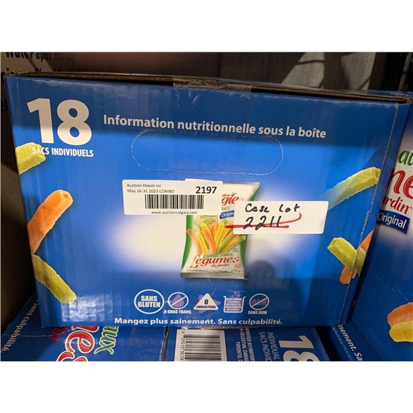 Garden Veggie Straws 18x28g