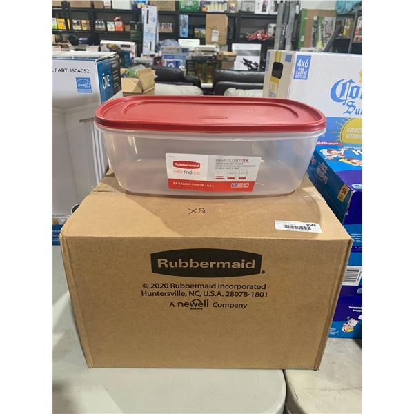 Rubbermaid 9.4L Storage Containers Lot of 2