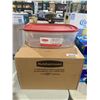 Image 1 : Rubbermaid 9.4L Storage Containers Lot of 2