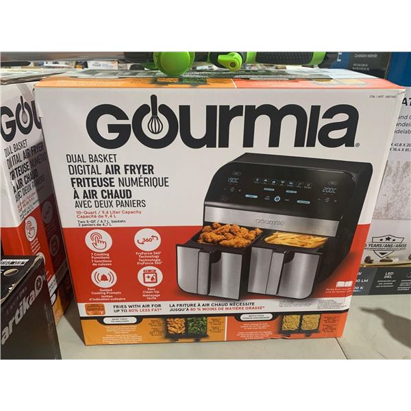 Gourmia Dual Drawer Digital Air Fryer