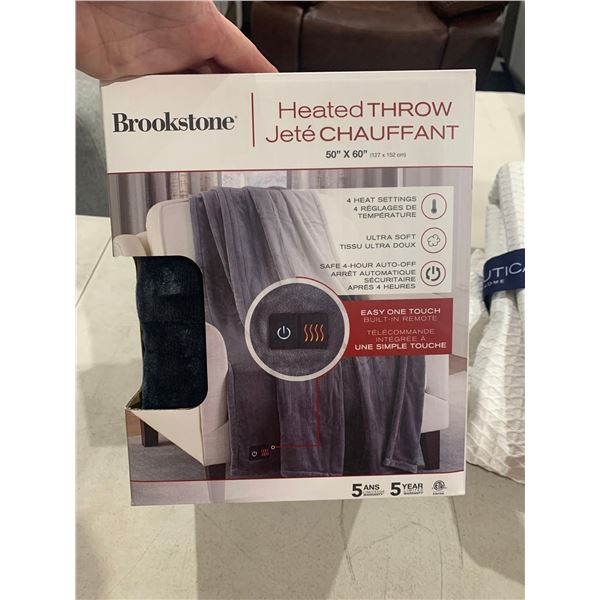 Brookstone Heated Throw 50"x60"