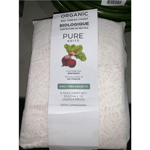 Pure Earth King 300 Thread Count 6 piece Sheet Set