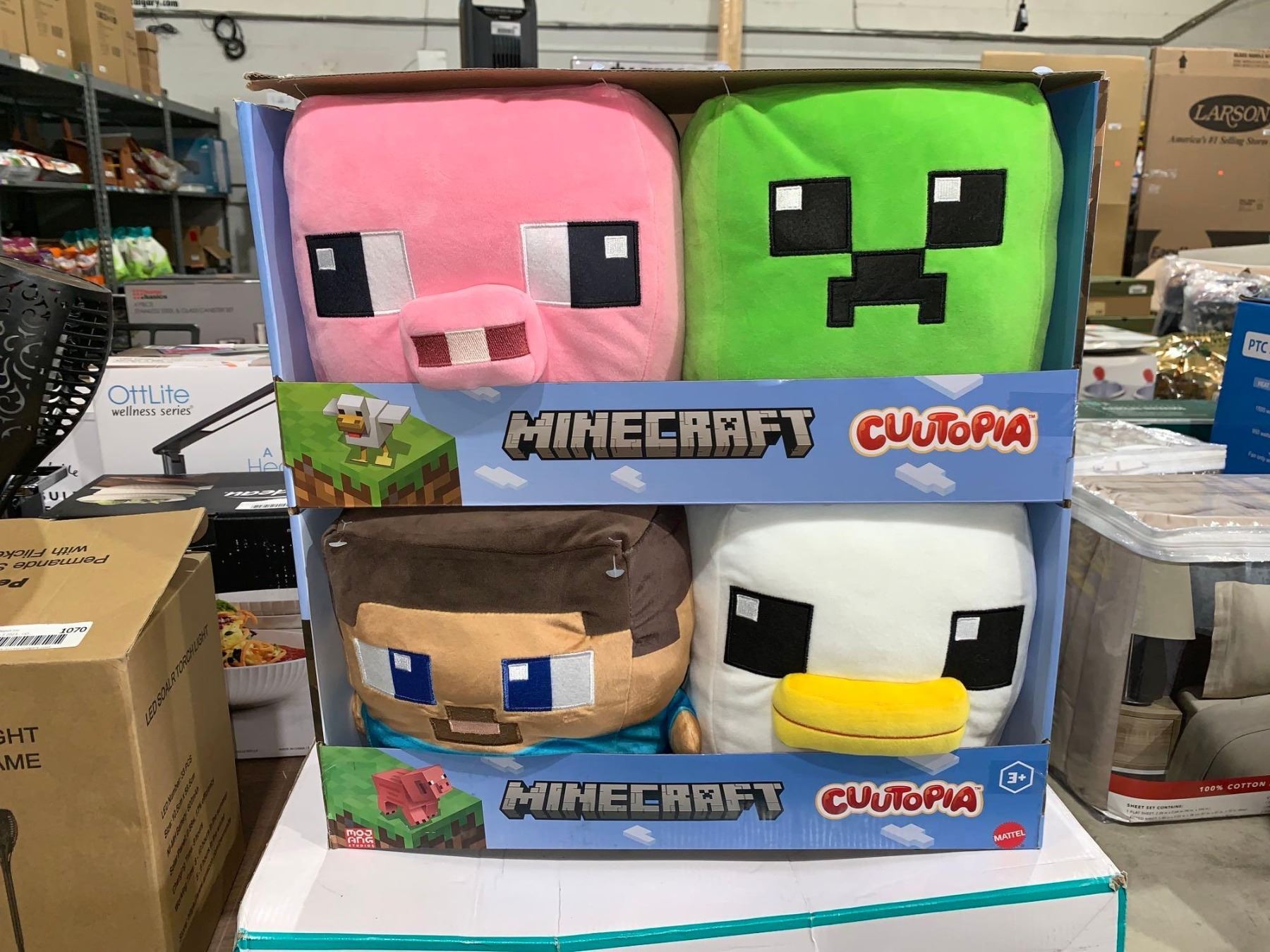Minecraft Cuutopia 10- 4 Pack Plush Assortment