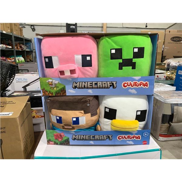 Minecraft Cuutopia 10- 4 Pack Plush Assortment