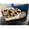 Image 2 : Toms Women's Celeste Ankle Slippers White & Leopard Print Sz 9.5