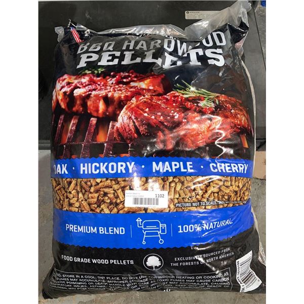 BBQ Hardwood Pellets Oak Hickory Maple & Cherry 40lb Bag