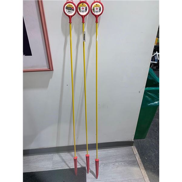 Vision Sturdy Fiberglass Rod Marker Set of 3