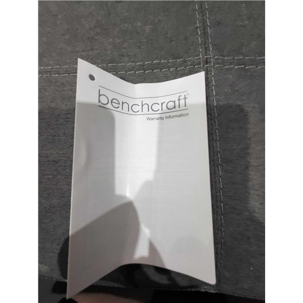 Benchcraft Charcoal Grey Cloth Oversized Accent Ottoman 3' x3'