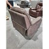 Image 3 : NEW Microfiber Upholstered Power Recliner with USB Charging Port Brown