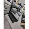 Image 2 : NEW Leather Power Recliner Dark Grey Missing Power Cord