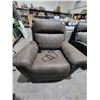 Image 1 : NEW Floor Model Mircofiber Upholstered Power Recliner with USB Charging Port Brown