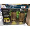 Image 1 : Exhart Solar Accent Lanterns Pack of 2