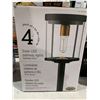 Image 1 : Pack of 4 LED Solar Pathway Lights Vintage Style