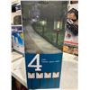 Image 2 : Pack of 4 LED Solar Pathway Lights Vintage Style