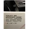 Image 2 : UberHaus Pro Toilet SS Braided Hose 16"x3/8"x7/8" Lot of 15