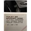 Image 2 : UberHaus Pro Toilet SS Braided Hose 16"x3/8"x7/8" Lot of 15