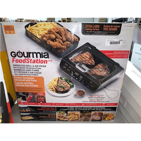 Gourmia Food Station Smokeless Grill & Air Fryer
