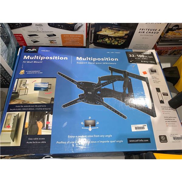 AVF Multiposition TV Wall Mount 32-100"