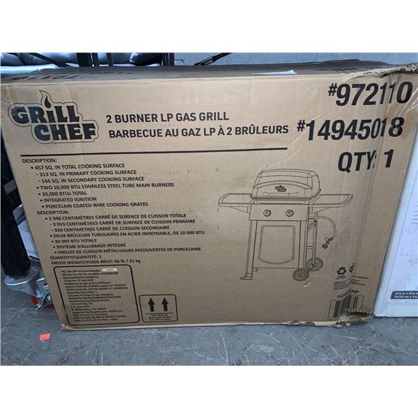 Grill Chef 2 Burner LP Gas Grill