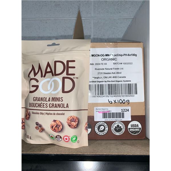 Made Good Organic Granola Minis Chocolate Chip 6 x 100g