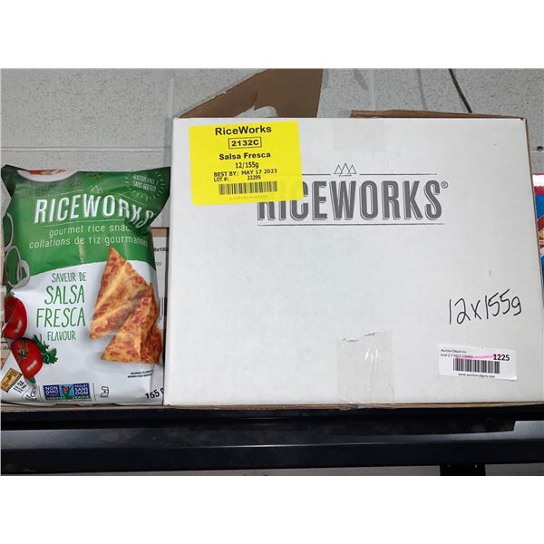 RiceWorks Salsa Fresca Gourmet Rice Snacks 12 x 155g