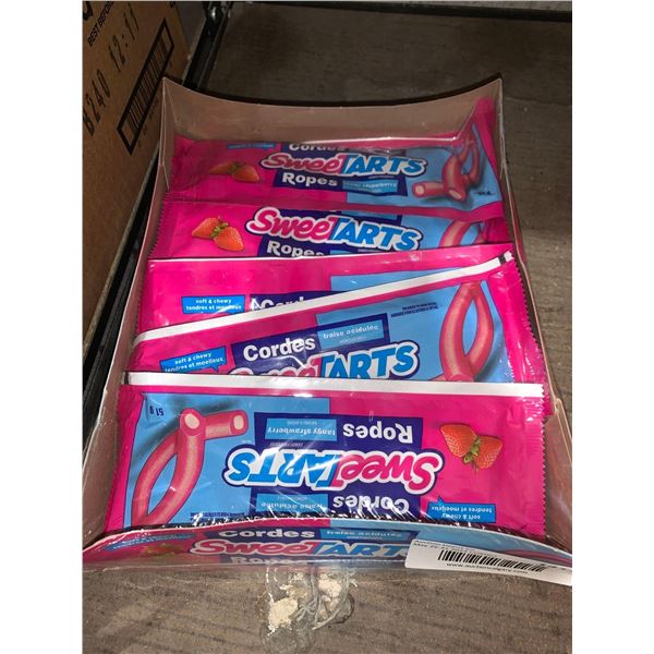 Sweet Tarts Ropes Tangy Strawberry Candy 24 x 51g