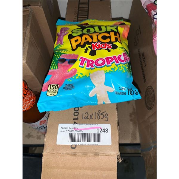 Sour Patch Kids Tropical candy 12 x 185g