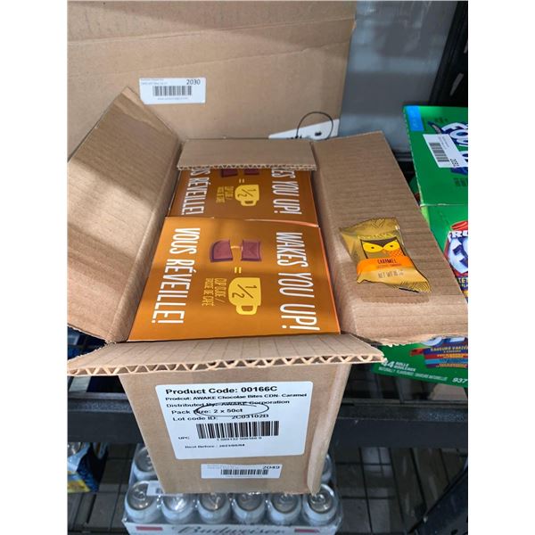 Awake Chocolate Bites Caramel 2 x 50 Count
