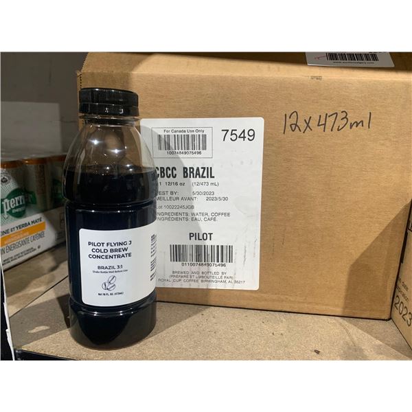 Pilot Flying J Cold Brew Brazil 3:1 Concentrate 12 x 473ml