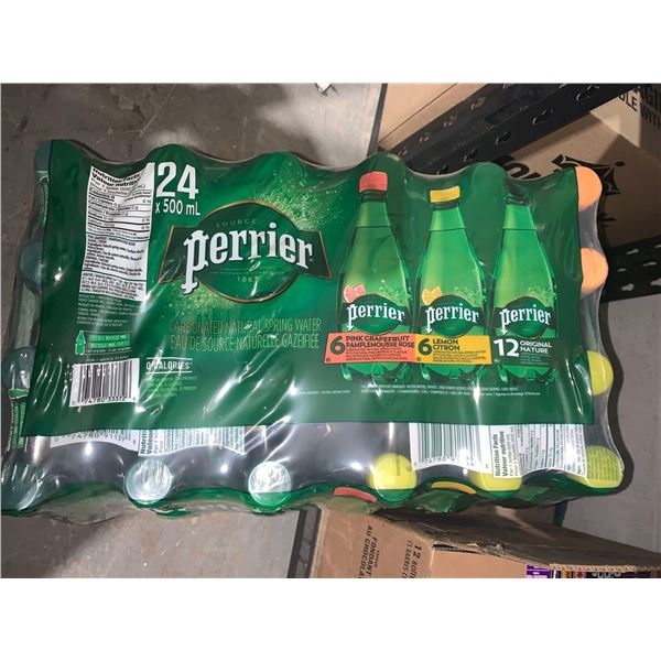 Perrier Carbonated Natural Spring Water Assoted Flavors 24x500ml