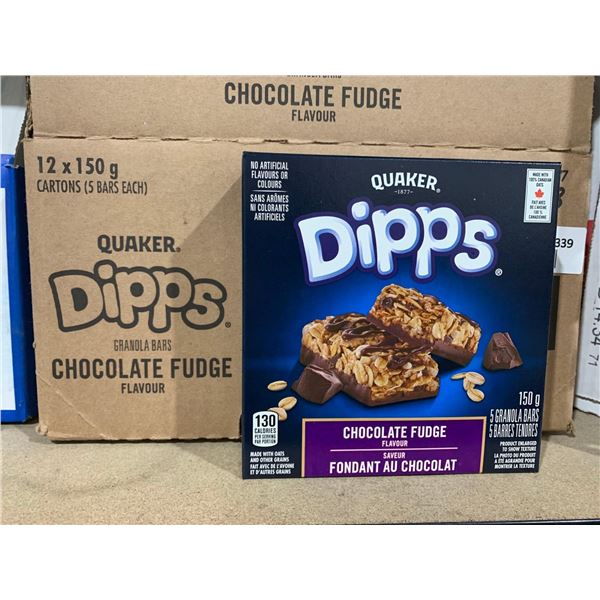 Quaker Dipps Chocolate Fudge Granola Bars (12x 150g)