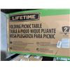 Image 3 : Lifetime Folding Metal & Resin Picnic Table