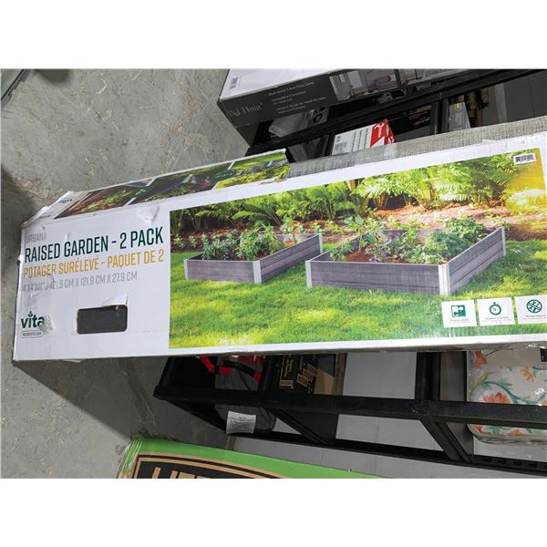 Urbana Raised Garden 2 Pack 4'x4'x11"