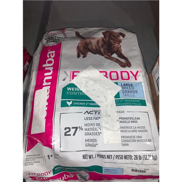 Eukanuba Fit Body Weight Control Dog Kibble  28Lbs