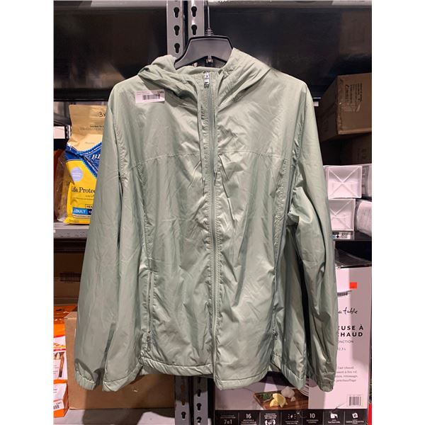 Ladies XXL Calvin Klein Fleece Lined Jacket - Grey